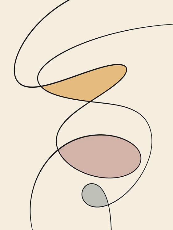 Picture of MINIMAL GRACEFUL LINE ART ABSTRACT