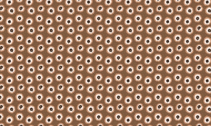 Picture of POLKA DOT FLOWER FRINGES MOCHA GOLD