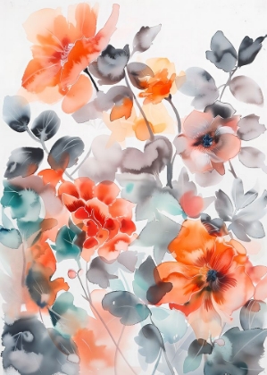 Picture of WATERCOLOR FLORAL NO. 2