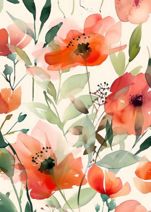 Picture of WATERCOLOR FLORAL NO. 10