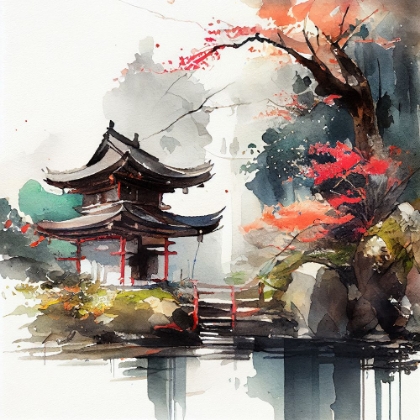 Picture of JAPAN WORLD WATERCOLOR PAINTING (3)