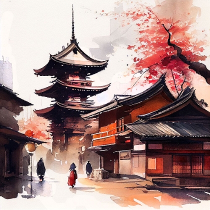 Picture of JAPAN WORLD WATERCOLOR PAINTING (7)