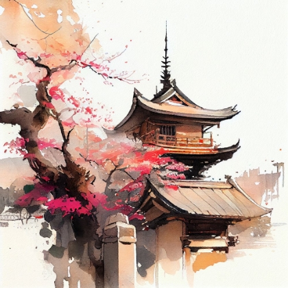 Picture of JAPAN WORLD WATERCOLOR PAINTING (8)