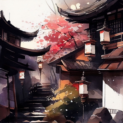 Picture of JAPAN WORLD WATERCOLOR PAINTING (11)
