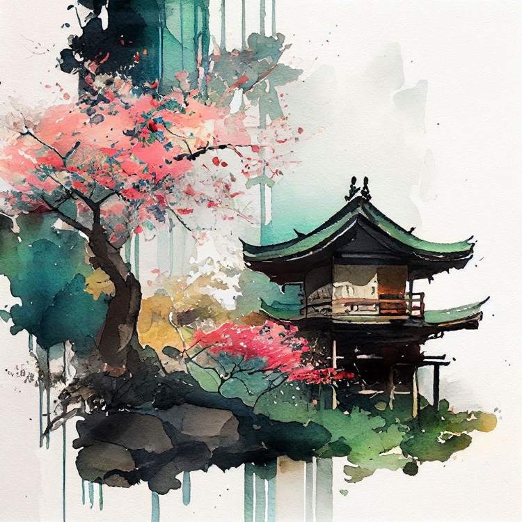 Picture of JAPAN WORLD WATERCOLOR PAINTING (14)