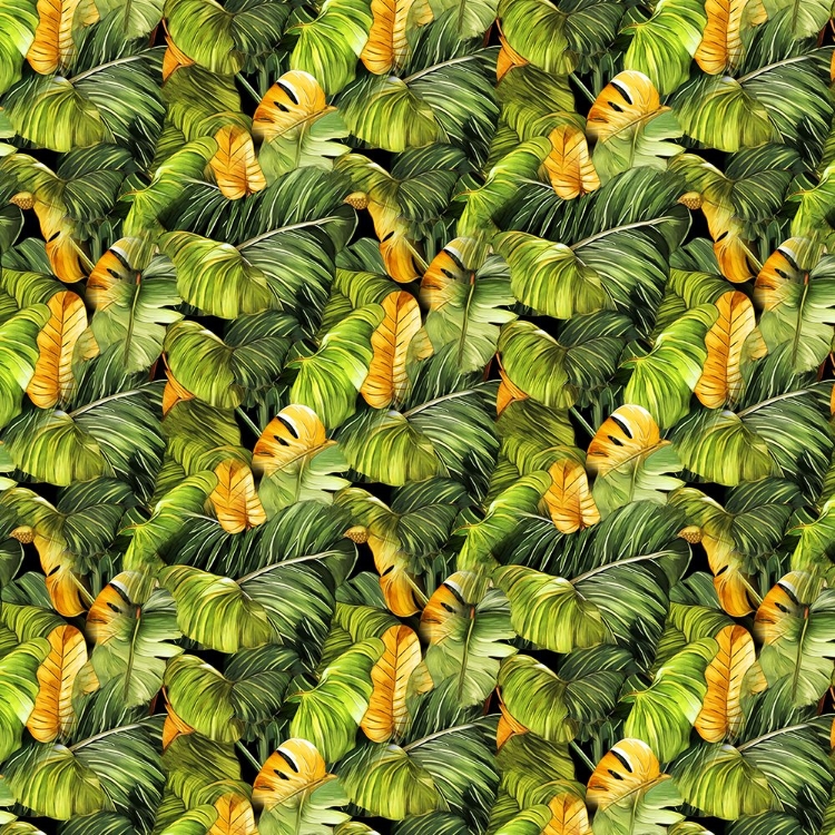 Picture of PATTERN 3 TROPICAL LEAVES