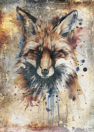 Picture of FOX WILD ANIMAL VINTAGE ILLUSTRATION ART 01