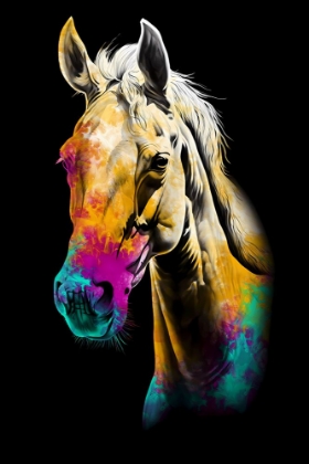 Picture of HORSE WILD TRIBAL ILLUSTRATION ART 07