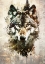 Picture of WOLF WILD ANIMAL VINTAGE ILLUSTRATION ART 01