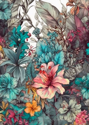 Picture of FLOWERS PLANT ART