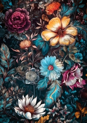 Picture of FLOWERS PLANT ART