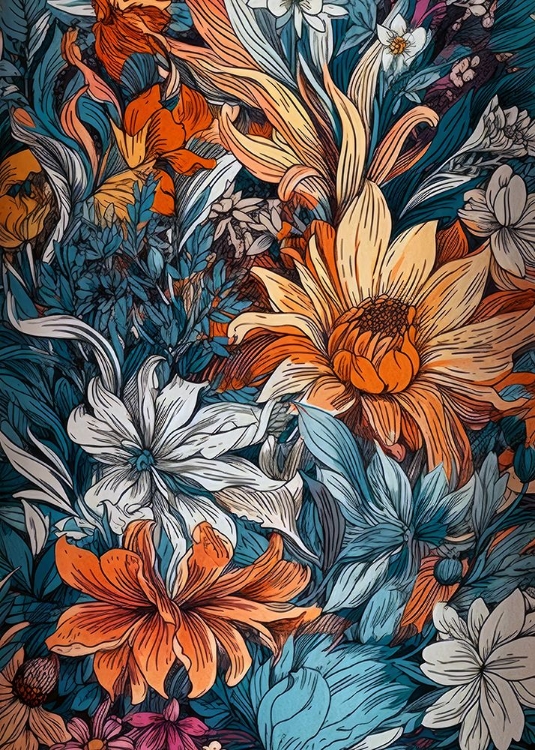 Picture of FLOWERS PLANT ART