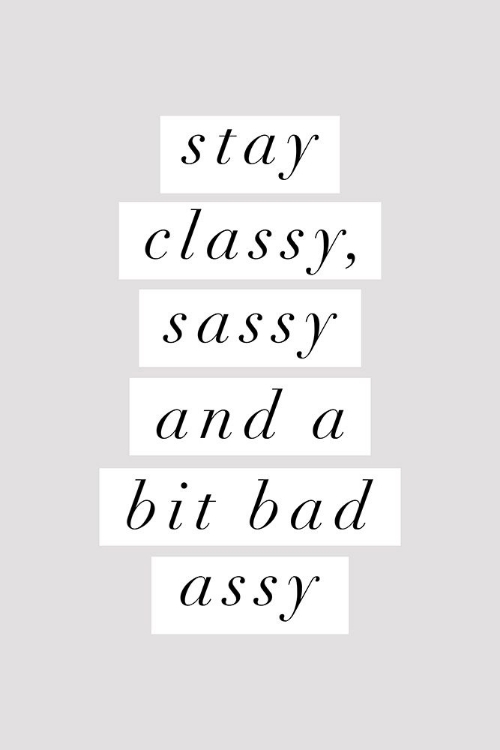 Picture of STAY CLASSY SASSY AND A BIT BAD ASSY E2E0E0