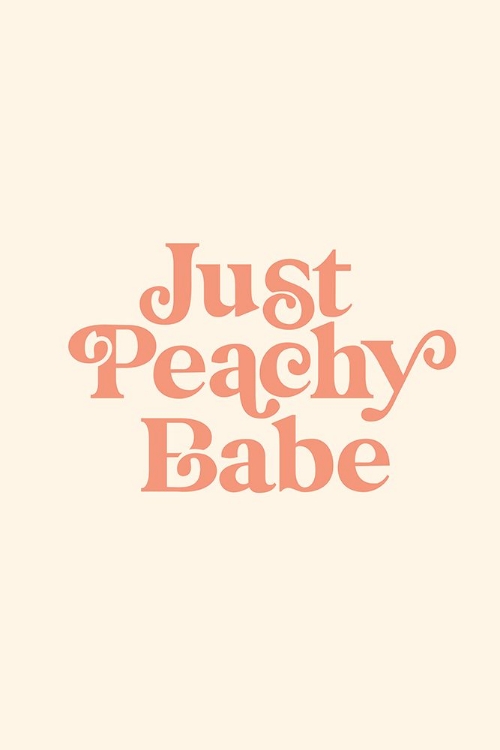 Picture of JUST PEACH BABE PANTONE PEACH FUZZ PICTUFY COLLECTION