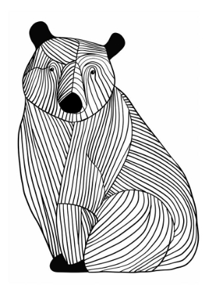 Picture of LINES ART BEAR