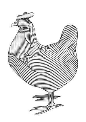 Picture of LINES ART CHICKEN