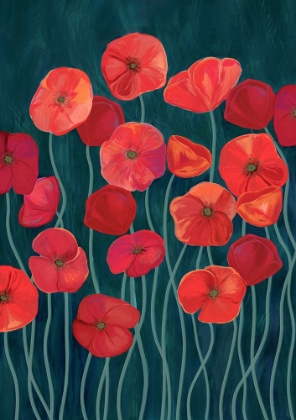 Picture of RED POPPIES