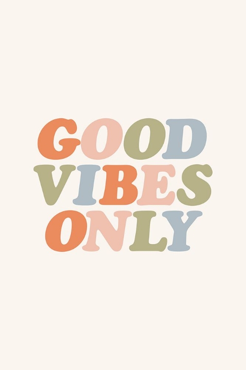 Picture of GOOD VIBES ONLY F9F5EF