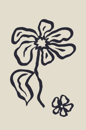 Picture of SKETCHY FLOWER POSTER 21