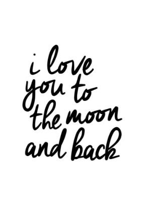 Picture of I LOVE YOU TO THE MOON AND BACK