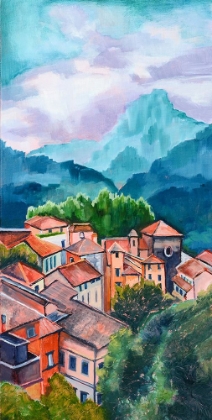 Picture of VILLAGE IN THE MOUNTAINS