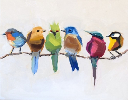 Picture of BIRDS ON A BRANCH