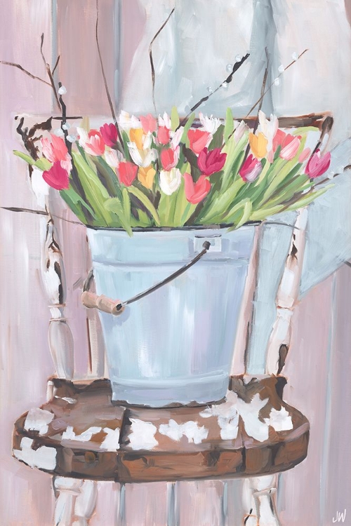 Picture of BUCKET OF FLOWERS