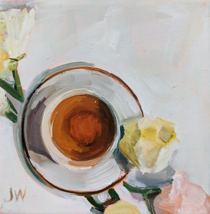 Picture of FLOWERS AND TEA