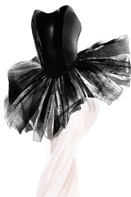 Picture of BALLERINA BLACK TUTU POSTER