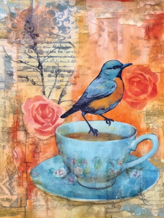 Picture of BIRDS COFFFEE BREAK