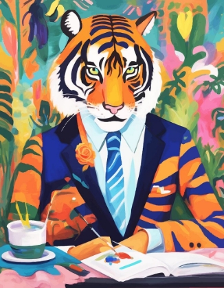 Picture of TIGER IN A SUIT