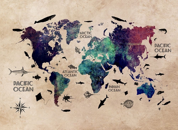 Picture of MAP OF THE WORLD (7)