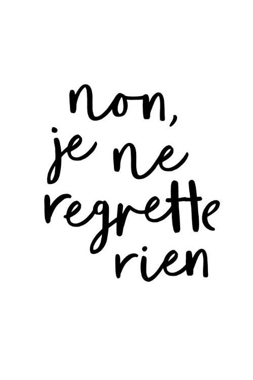 Picture of NON JE NE REGRETTE RIEN