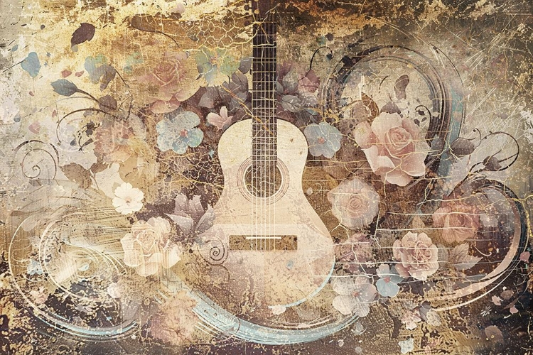 Picture of MUSIC ART ILLUSTRATION 03 GUITAR