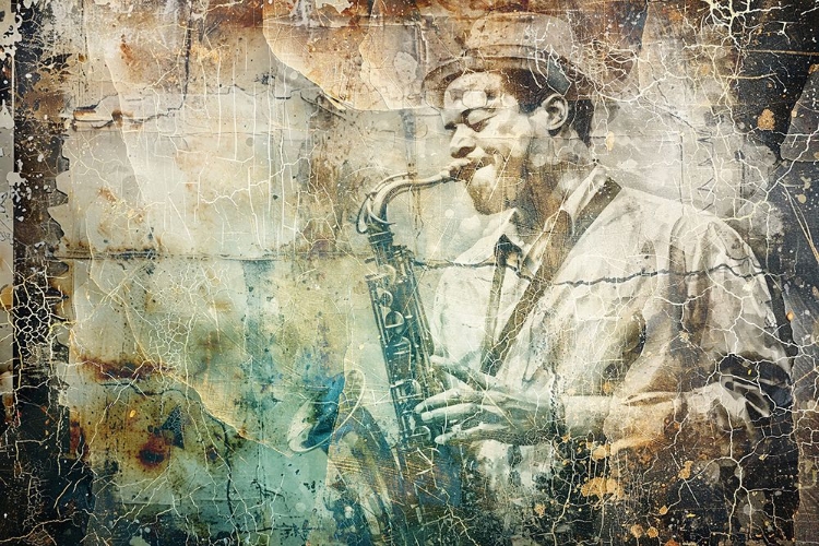 Picture of MUSIC ART ILLUSTRATION 08 JAZZ