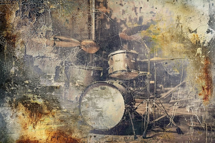 Picture of MUSIC ART ILLUSTRATION 12 DRUMS