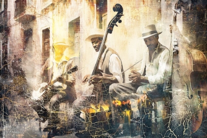Picture of MUSIC ART ILLUSTRATION 11 JAZZ BAND