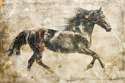 Picture of HORSE VINTAGE ART ILLUSTRATION 03