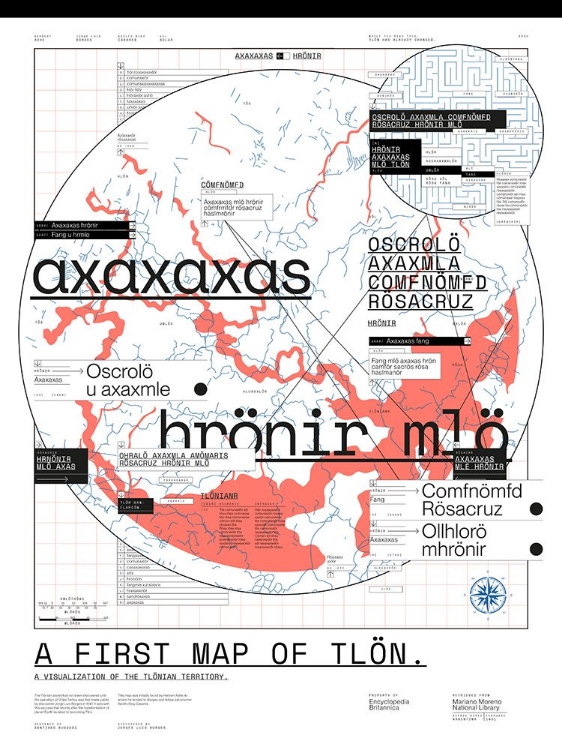 Picture of A FIRST MAP OF TLAPN (FROM JORGE LUIS BORGES)