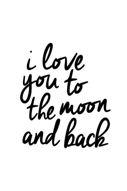 Picture of I LOVE YOU TO THE MOON AND BACK