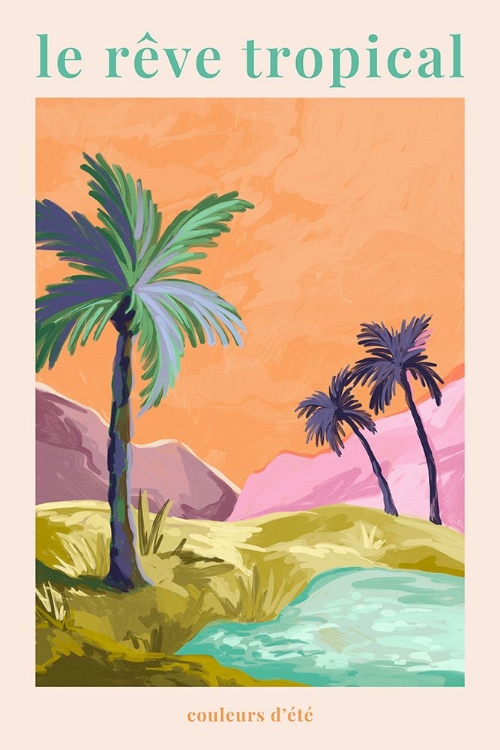 Picture of LE RAAVE TROPICAL - PALMTREES