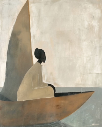 Picture of WOMAN ON BOAT