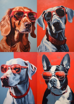 Picture of DOGS IN SHADES