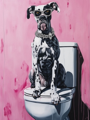 Picture of GREAT DANE HAVE A NICE POOP