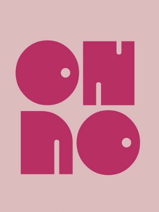 Picture of OH NO  PINK CERRY PINK.PSDRATIO 3X4 PRINT BY BOHONEWART