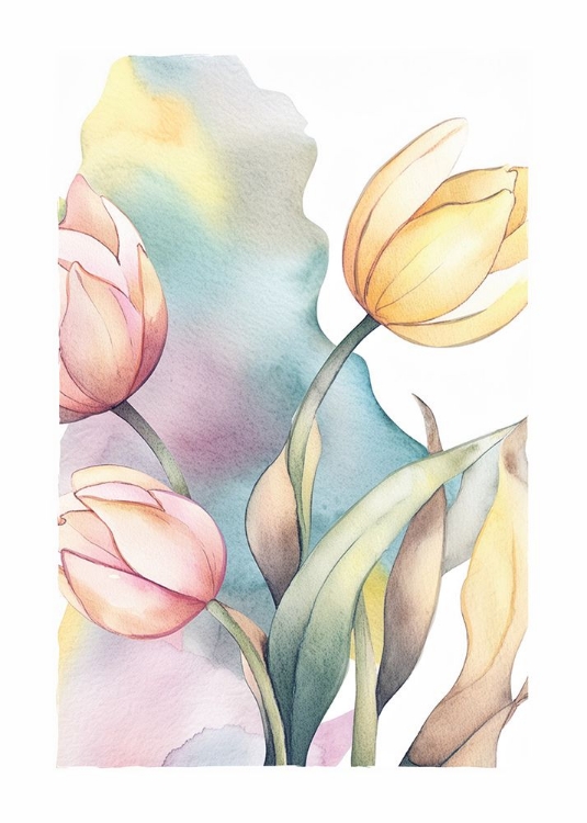 Picture of WATERCOLOR TULIP