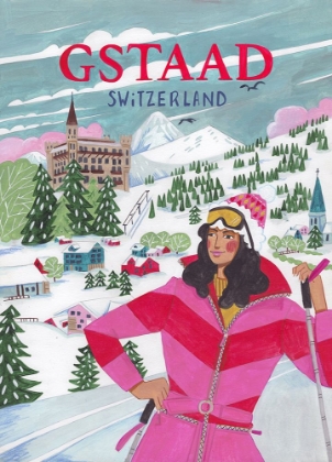 Picture of WOMAN IN GSTAAD SWITZERLAND
