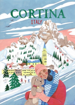 Picture of WOMAN IN CORTINA ITALY