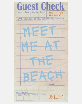 Picture of MEET ME AT THE BEACH   BLUE