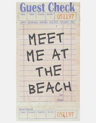 Picture of MEET ME AT THE BEACH   BLACK